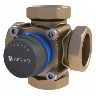 AFRISO ARV484 клапан 4-ходовой Rp 1` DN25 kvs 12 (1348400)