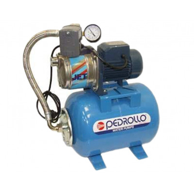 Насосная станция Pedrollo JCRm 0,75 квт 15M (бак 24 л)