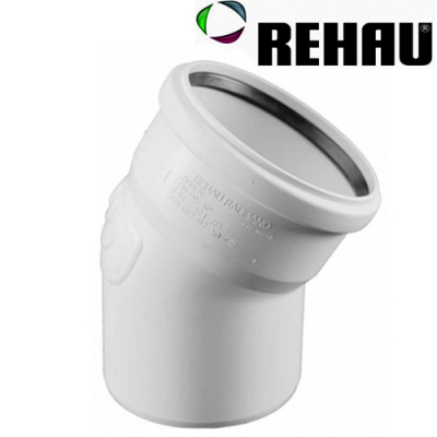Rehau для внутр. канализации Отвод RAUPIANO PLUS 50 15° ( 121094002 )