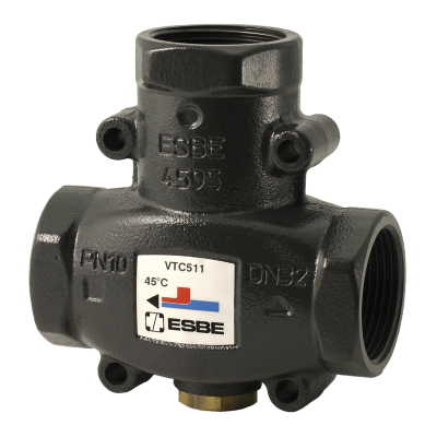 ESBE VTC511 термический клапан Rp 1` DN25 kvs 9 T=75 C (51020500)