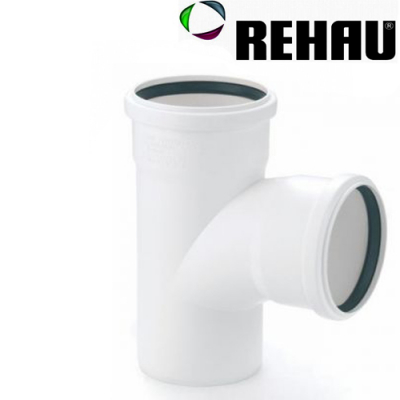 Rehau для внутр. канализации Тройник RAUPIANO PLUS 110/110 45° ( 122984001 )