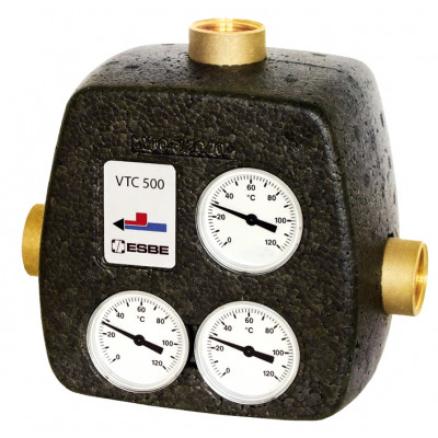 ESBE VTC531 термический клапан Rp 2` DN50 kvs 12 T=75 C (51027400)