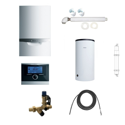 Пакет Vaillant ecoTEC plus VU OE 656/4+VIH R200+VRC470+Патрон для смягчения воды подпитки (0020200116)