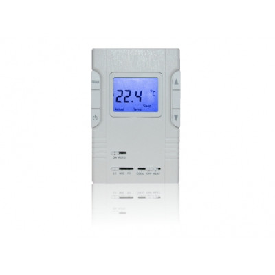 Euroster 1288P Недельный программатор для фанкойлов 7А 5-35°C, 3 скорости вращения вентилятора, режимы нагрева/охлаждения, ЖК экран, датчик внутр. температуры, 4 уровня температуры в сутки, 220В